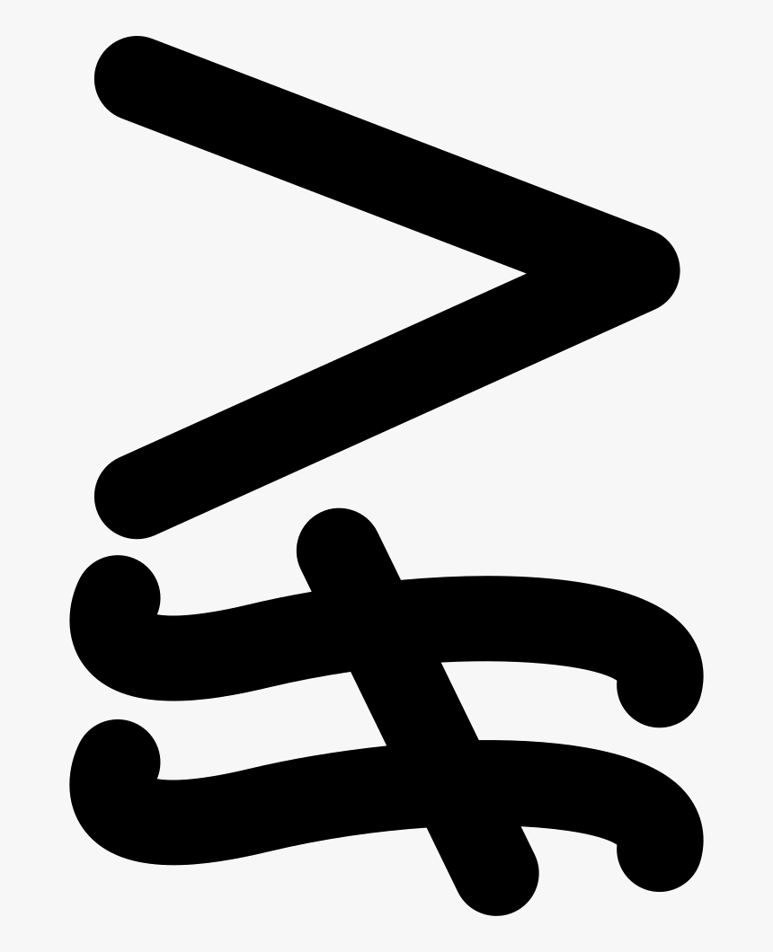 Greater And Not Approximately Equal To Mathematical - Equals Sign, HD Png Download