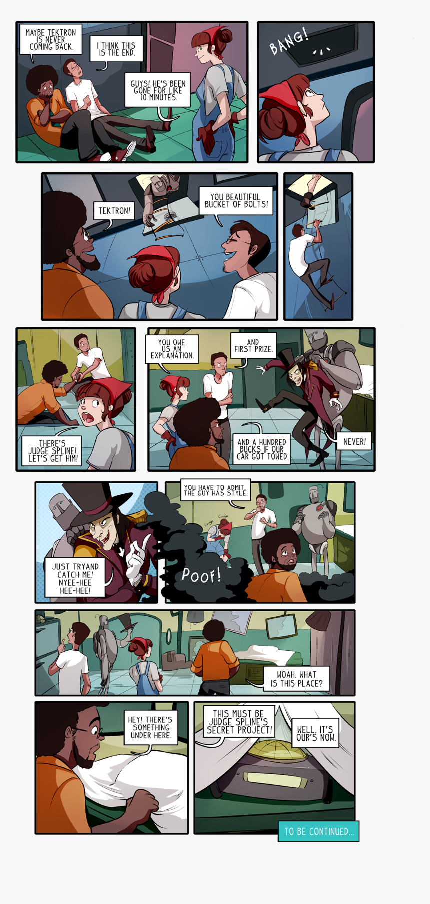 Working With Comic Book Artist Salem Powell, I Created - Cartoon, HD Png Download