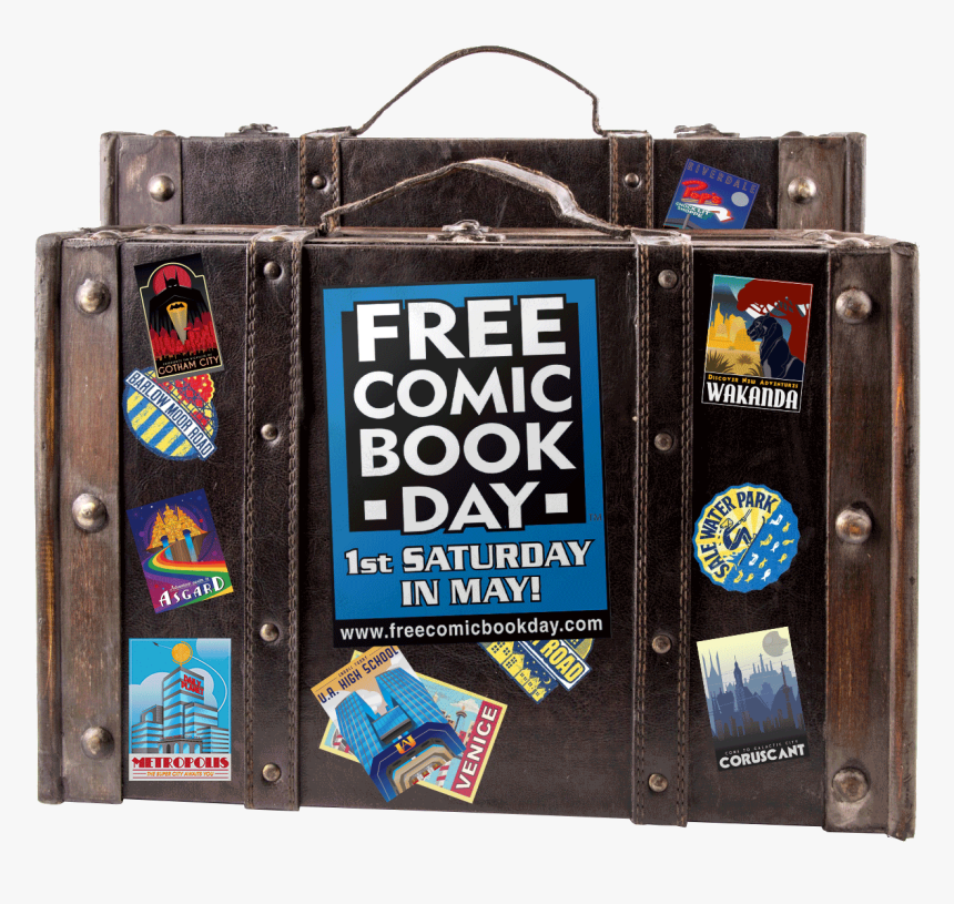 Fcbd Book Your Travel - Public Domain Suitcase, HD Png Download