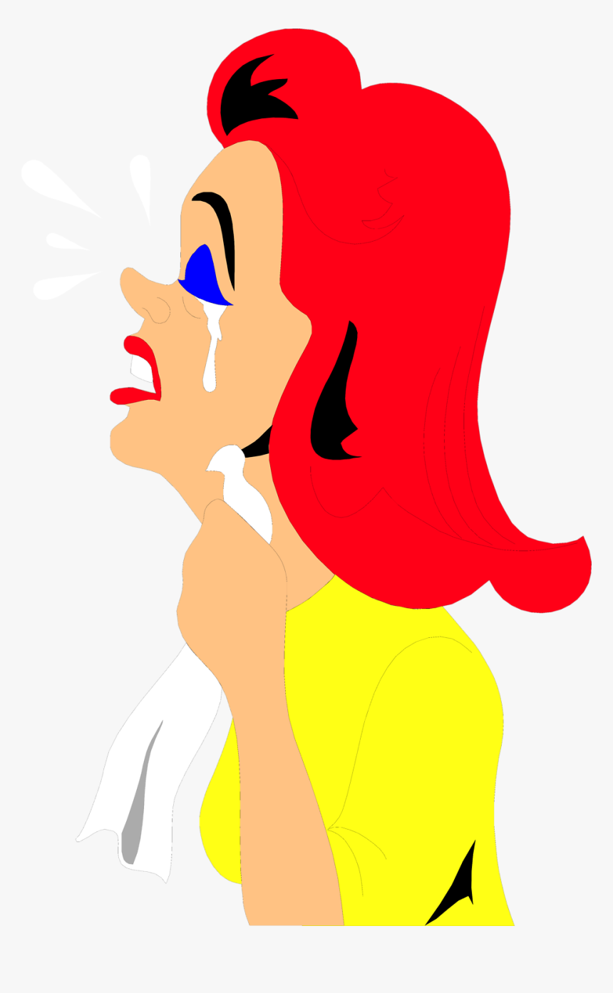 Transparent Tears Clipart - Girl Crying Png Transparent, Png Download