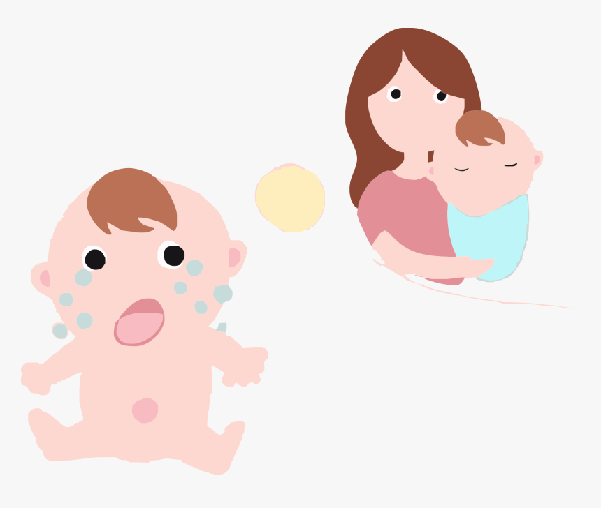Infant Crying Illustration, HD Png Download