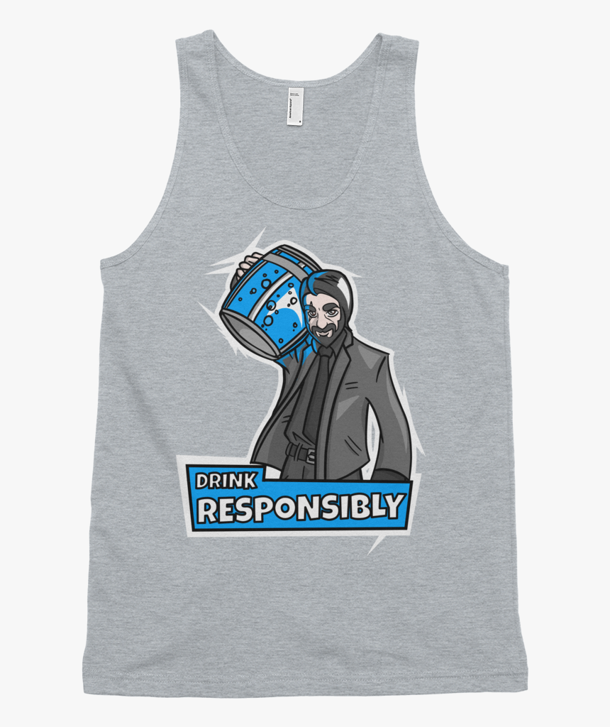 Mens Drink Responsibly - Active Tank, HD Png Download