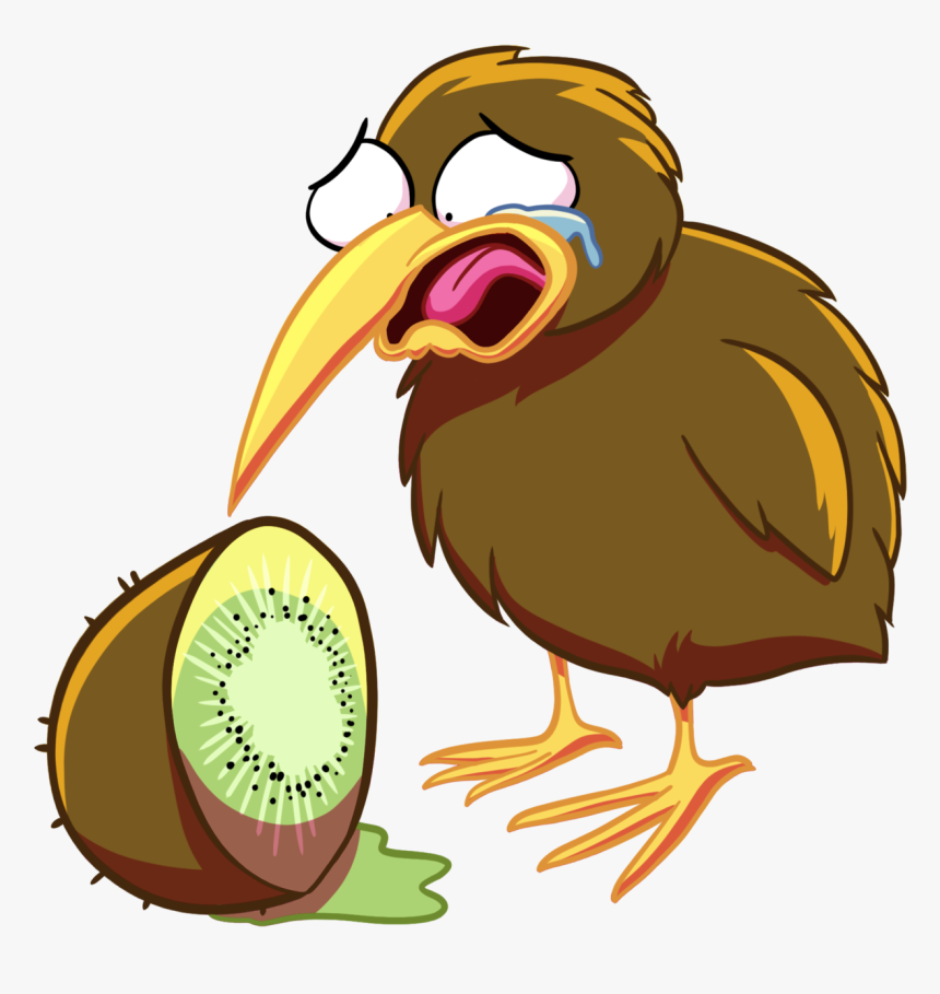 Kiwi Kiwi Bird Kiwi Fruit Oops Art Marachi Studios - Turkey, HD Png Download