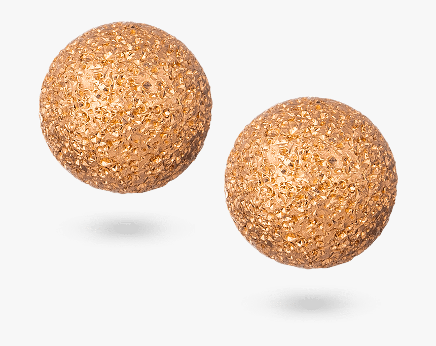 22ct Gold Sparkle Ear Studs - Earrings, HD Png Download