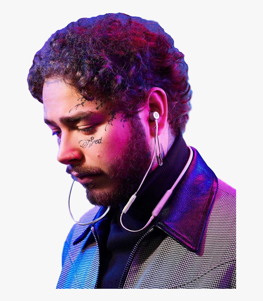 #postmalone #post #malone #posty #sticker #png #celebrity - Post Malones Pin Earring, Transparent Png