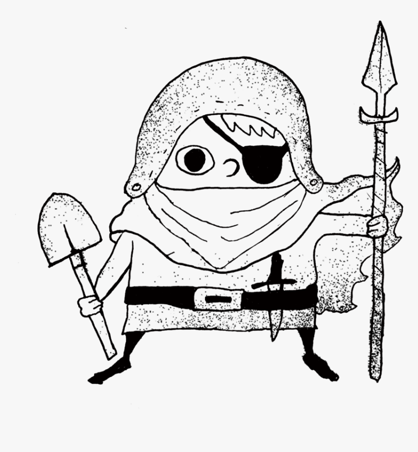 Bw Goon Eyepatch - Cartoon, HD Png Download