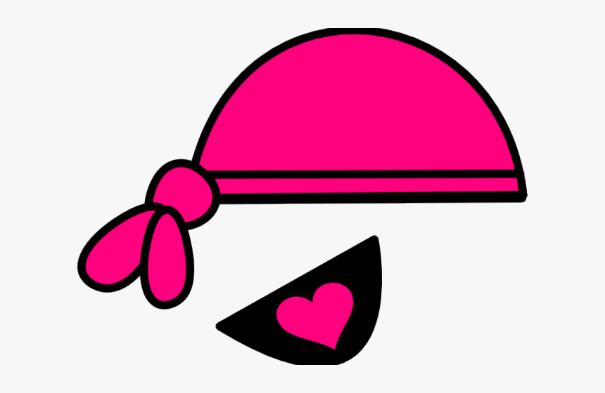 Eye Patch Clipart Pirate Scarf - Transparent Background Pirate Bandana, HD Png Download