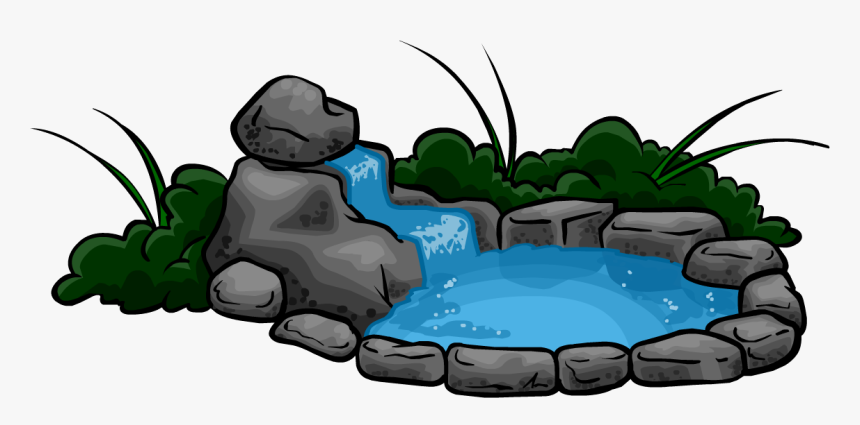 Image Royalty Free Download Image Pond Club Penguin - Club Penguin Koi Pond, HD Png Download