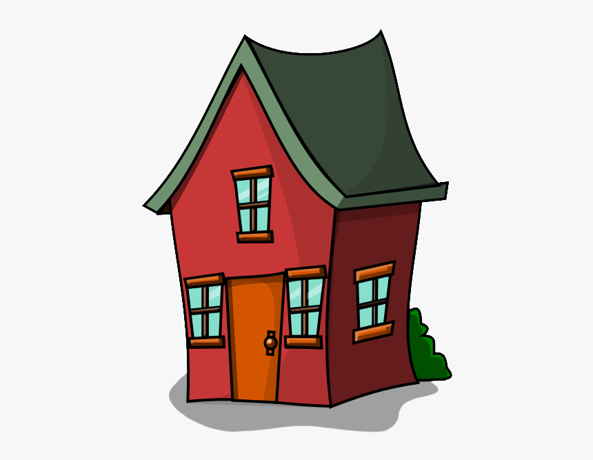 Free Clip Art Silhouette - Transparent Transparent Background House Clipart, HD Png Download