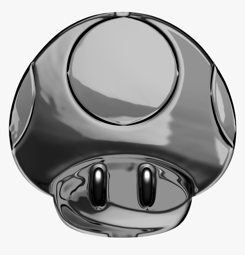 Custom Mario Mushroom Png , Png Download - Metal Mario Mushroom, Transparent Png