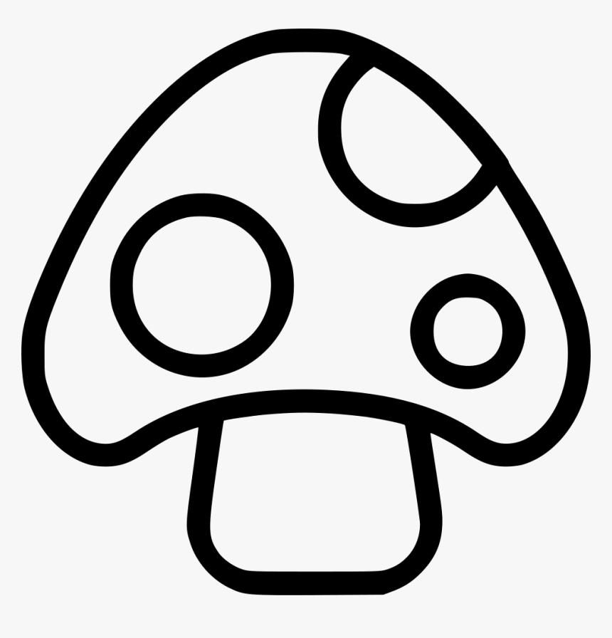 Mushroom Clipart Outline Png, Transparent Png , Transparent Png Image