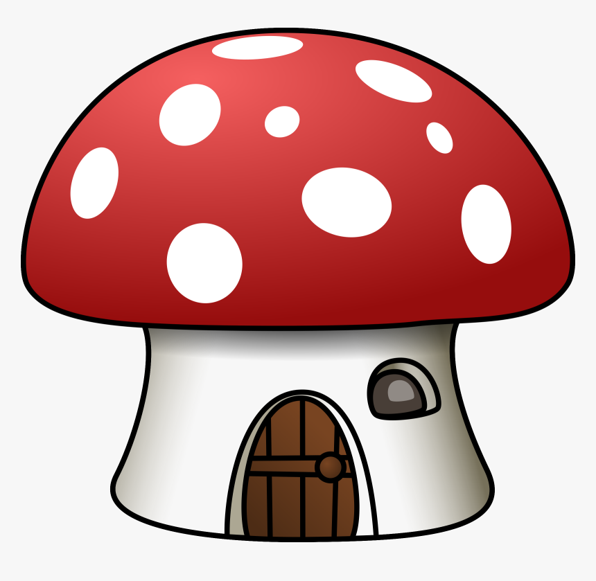 Mushroom House Clip Arts - Mushroom House Clipart, HD Png Download