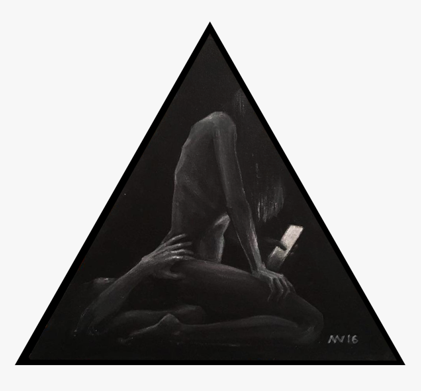 Transparent Black Triangle Png - Hand, Png Download