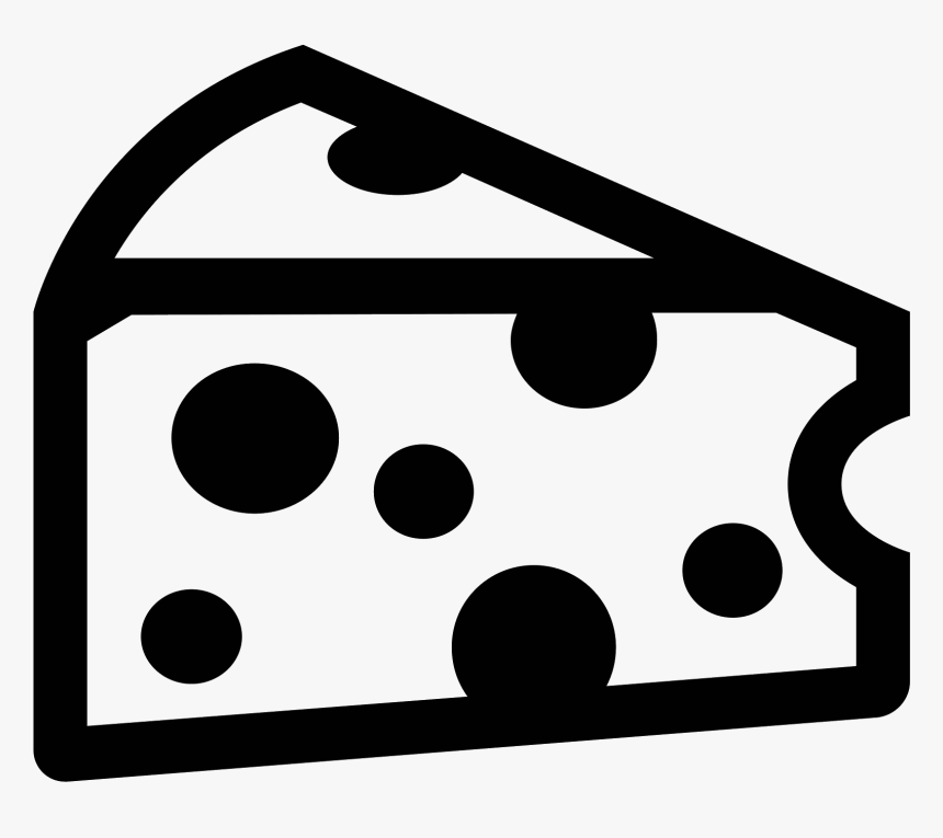 Pictures Black Triangle Cheese - Cheese Icon Png, Transparent Png