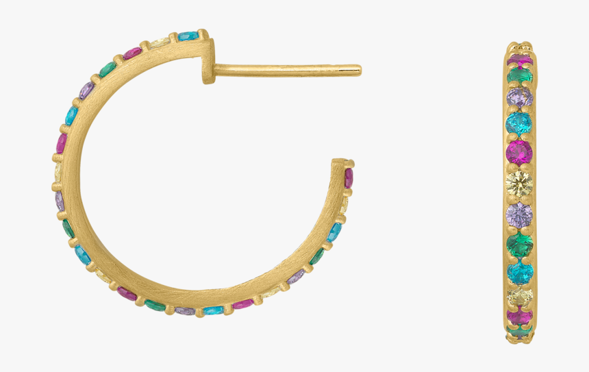 Bybiehl Rainbow Øreringe, HD Png Download