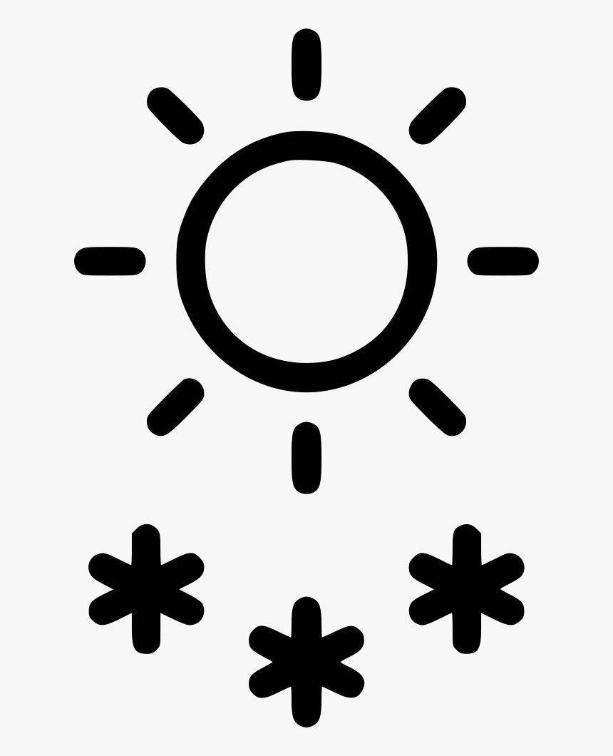 Snow Snowfall Daytime Sun Day Weather - Fotosintesis Vector, HD Png Download