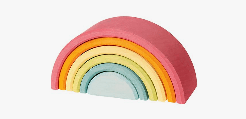 Grimms Pastel Rainbow 6 Piece, HD Png Download