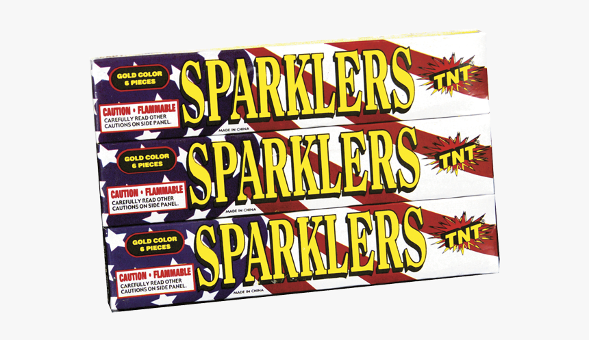 Large - Sparklers Ingredients Box, HD Png Download