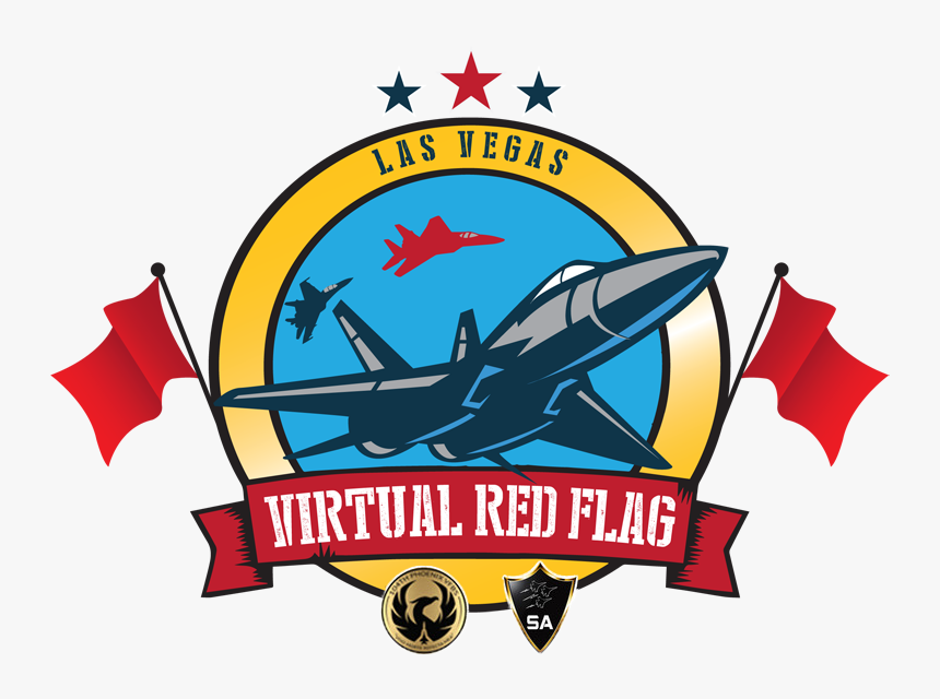 Virtual Red Flag 800px - Emblem, HD Png Download