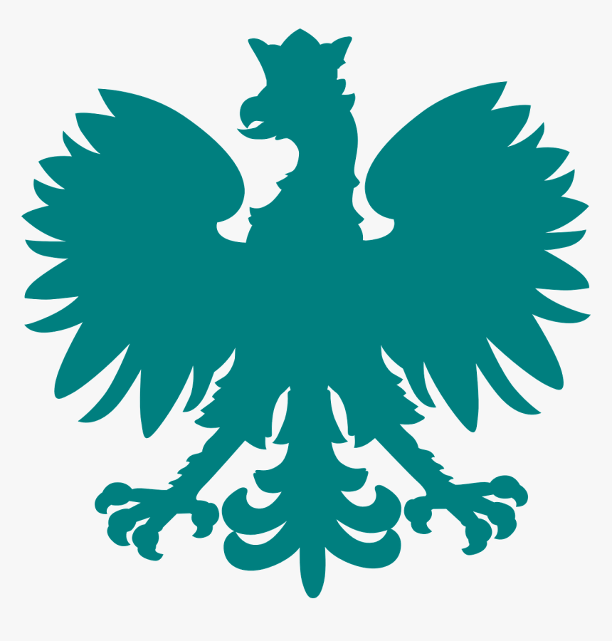 Eagle Heraldic Animal Silhouette Free Picture - Polish Eagle Png, Transparent Png