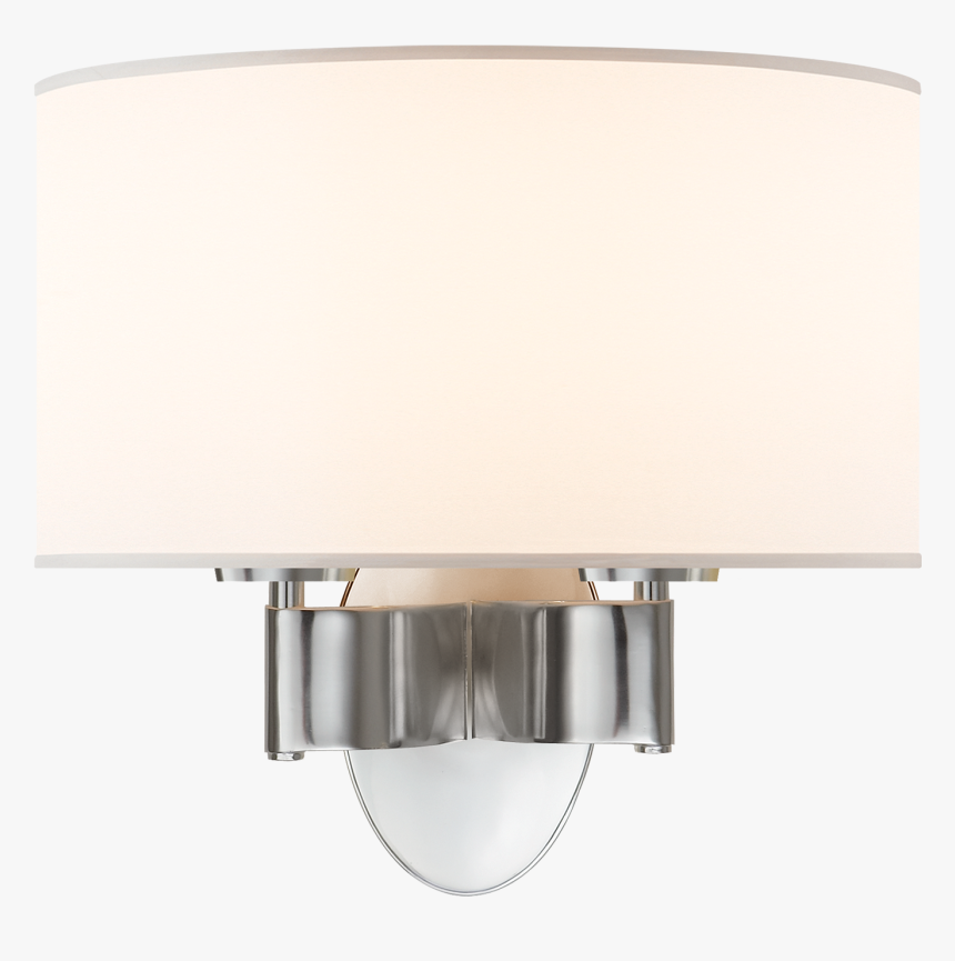 Graceful Ribbon Double Sconce In Soft Silver With Silk - Ceiling Fixture, HD Png Download