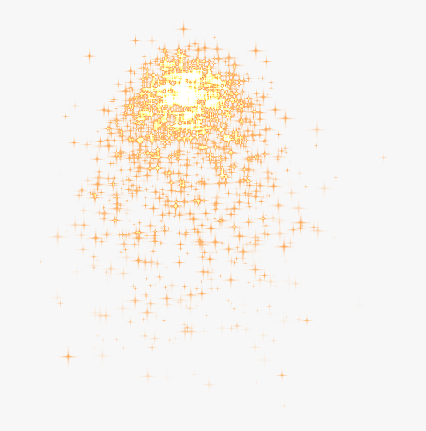 Golddust Stars Glitter Sparkle Volcano - Sparkling Glitter Gold Dust, HD Png Download
