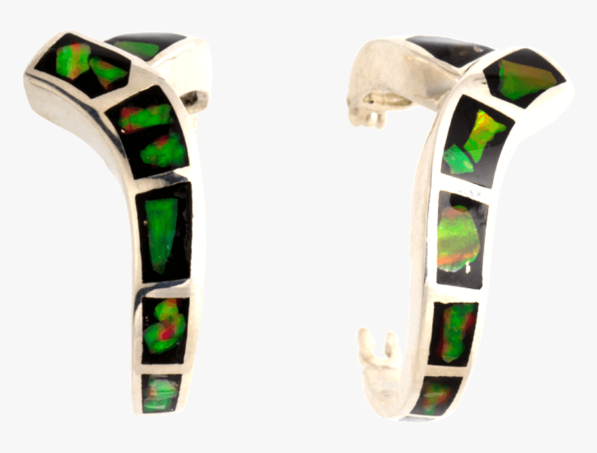 Brenna Sterling Silver Ribbon Elements Earrings By - Earrings, HD Png Download