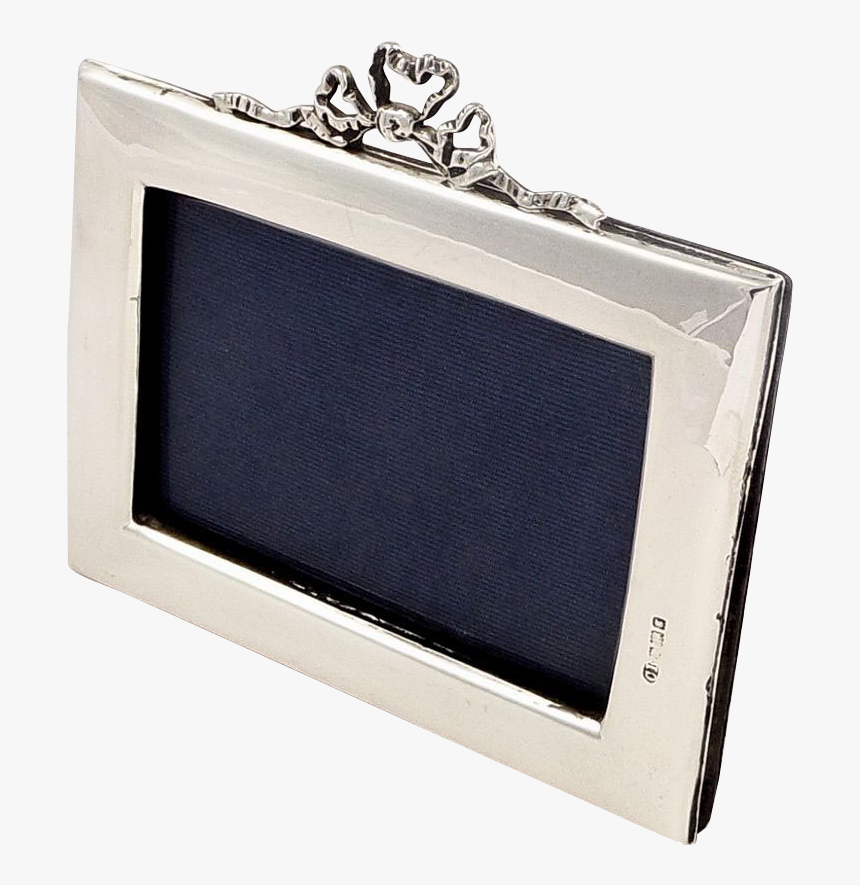 Antique Edwardian Sterling Silver Bow/ribbon - Silver, HD Png Download