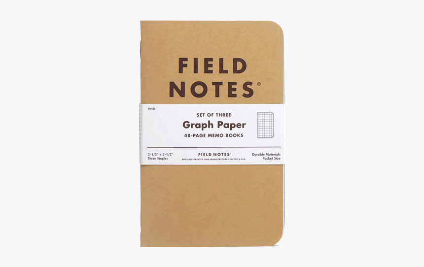 3 Pack 
 Srcset //cdn - Field Notes Kraft Graph, HD Png Download