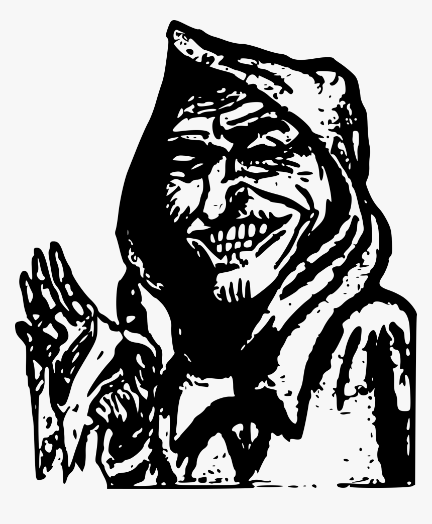 Evil Old Man Clip Arts - Creepy Old Man Clipart, HD Png Download
