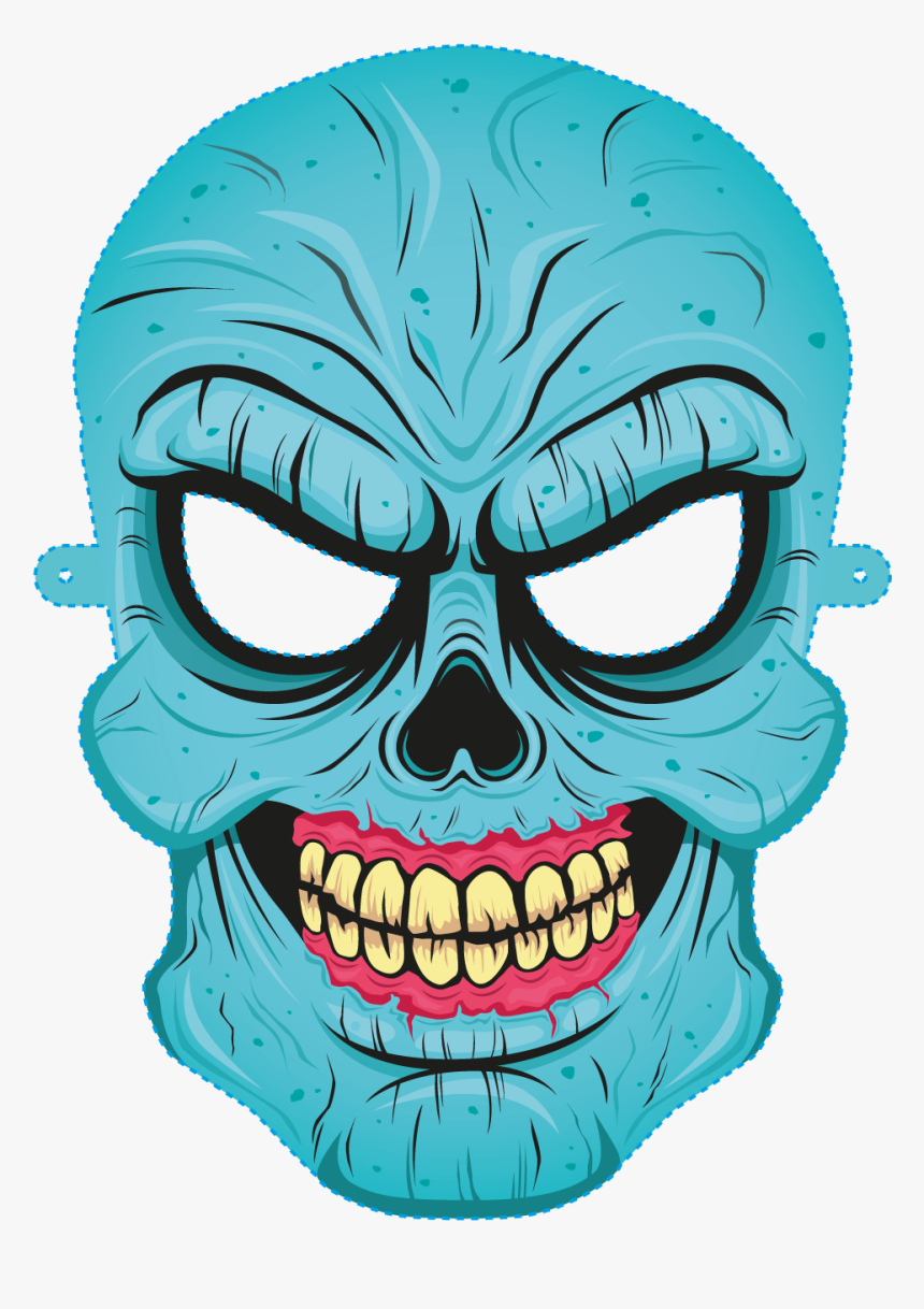 Halloween Costume Mask Euclidean Vector Zombie - Mask Halloween Png, Transparent Png