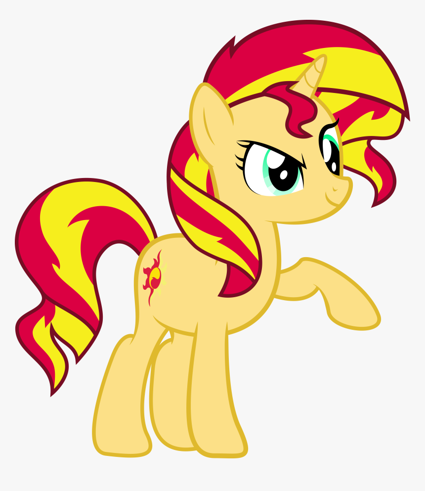Transparent Unicorn Clipart Png - Mlp Sunset Shimmer Pony Evil, Png Download