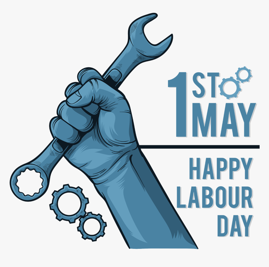 Download 1st May Happy Labor Day - Happy Labor Day 2019, HD Png Download