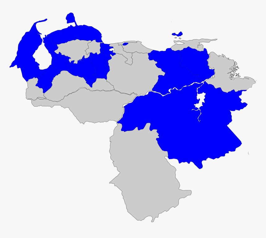 Estados De Venezuela En Primarias De La Mud 2015 - Elecciones Presidenciales Venezuela 2006, HD Png Download