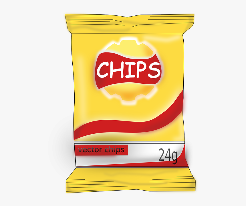 Pictures Of Snack Foods - Potato Chips Clip Art, HD Png Download