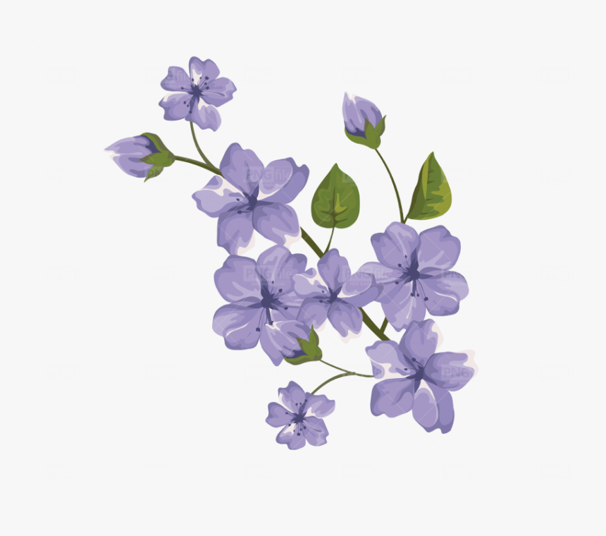 Purple Flower Png, Transparent Png , Transparent Png Image PNGitem