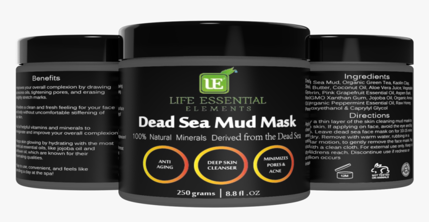 Dead Sea Mud Mask - Box, HD Png Download