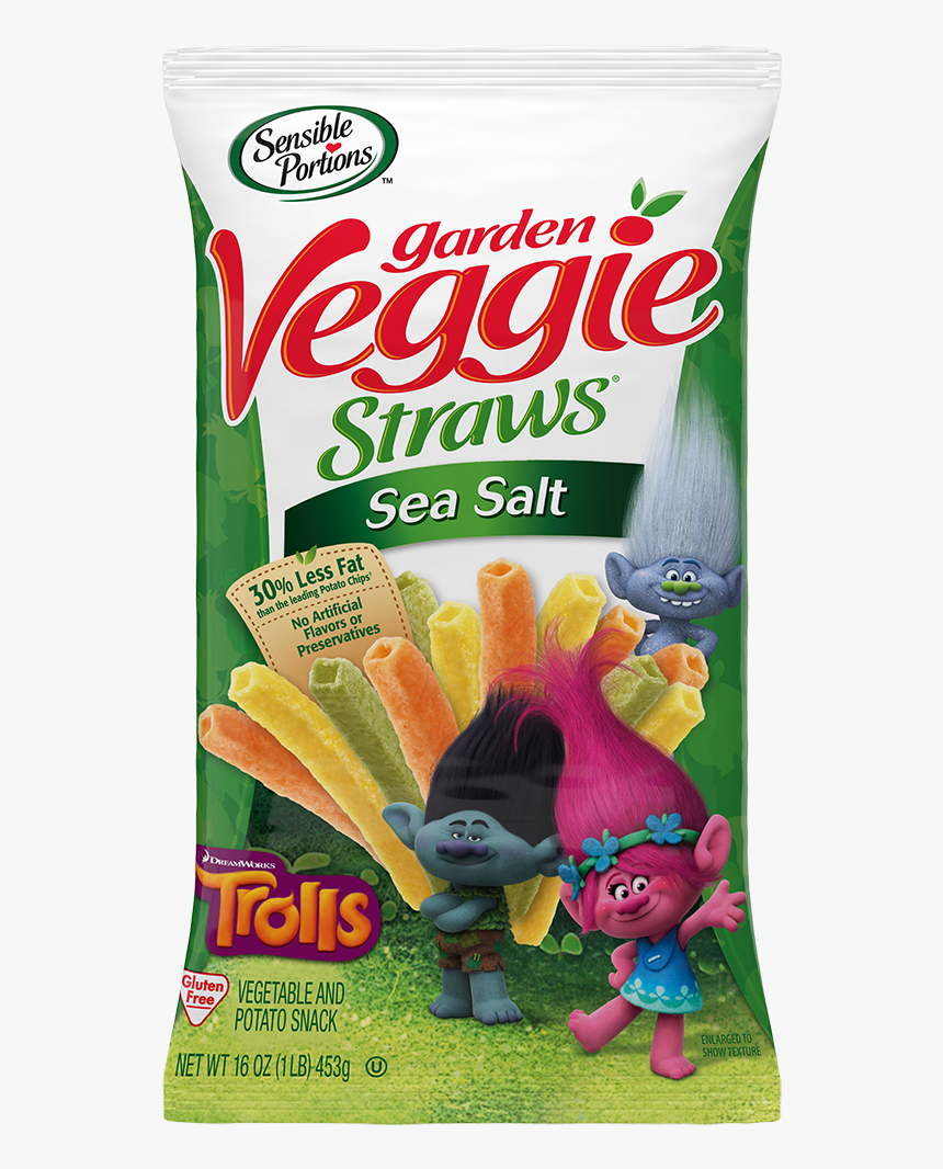 Veggie Straws With Trolls, HD Png Download
