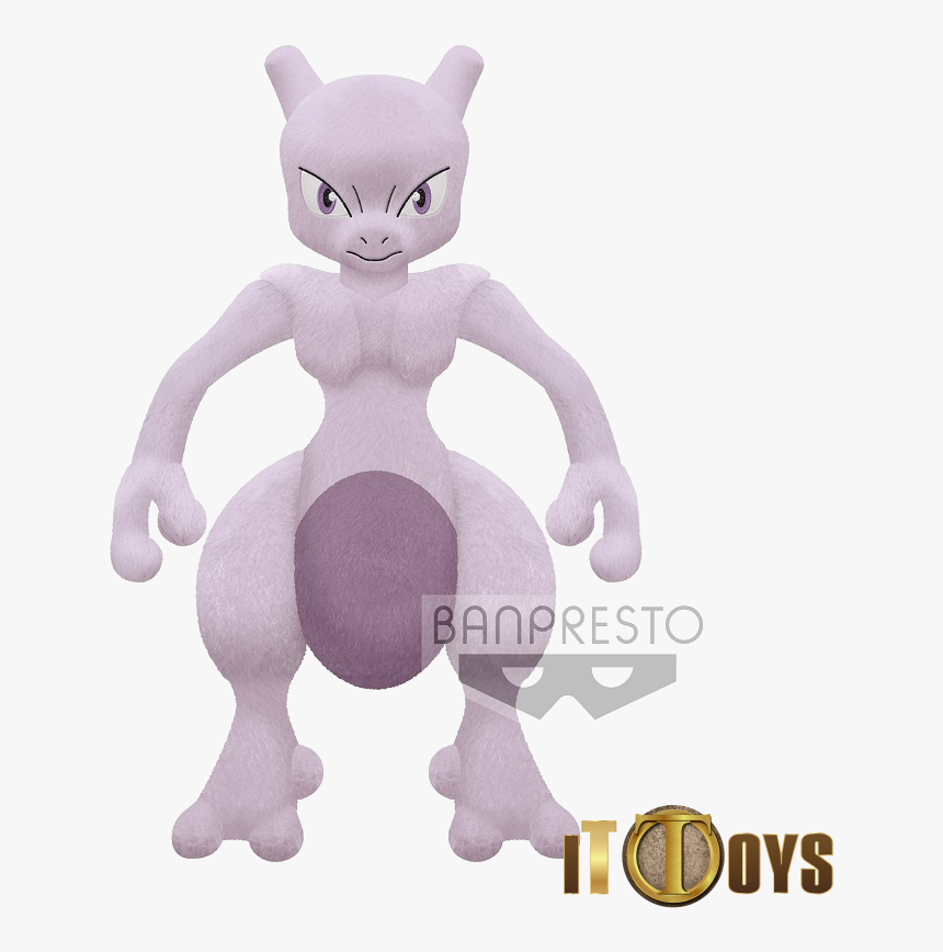 Mewtwo Strikes Back Evolution Plush, HD Png Download
