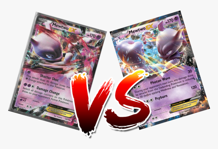 Mewtwo Ex Vs - Graphic Design, HD Png Download