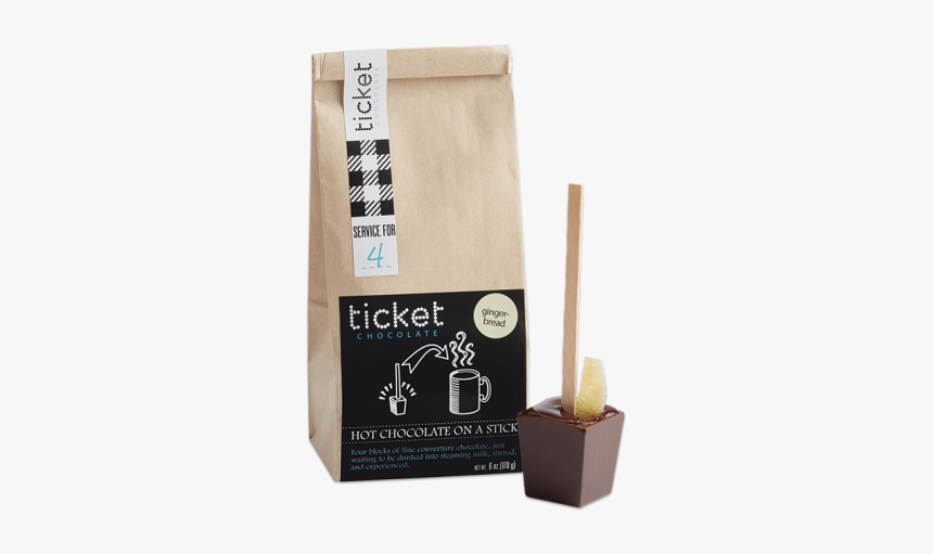 Gingerbread Hot Chocolate Sticks - Plywood, HD Png Download