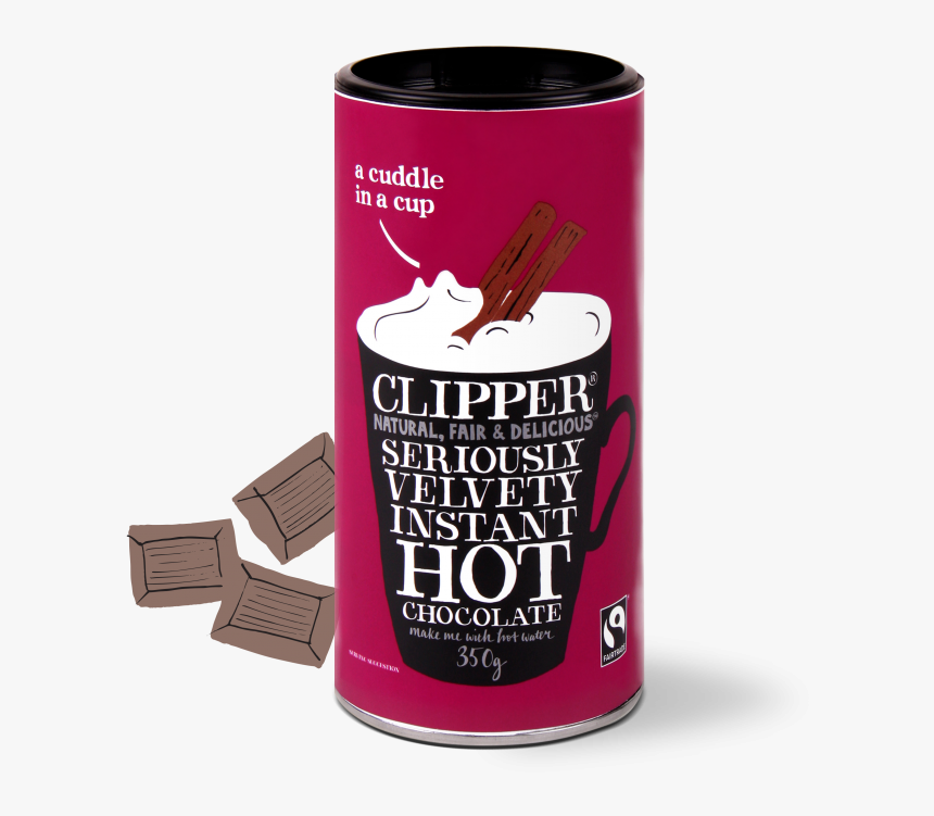 Velvet Instant Hot Chocolate - Clipper Hot Chocolate, HD Png Download