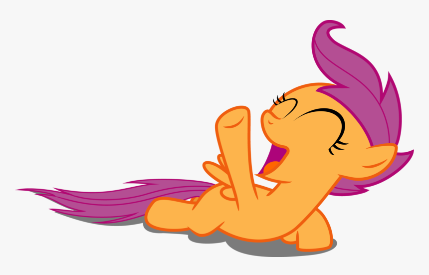 Transparent Laughing Clipart - Scootaloo Laughing, HD Png Download