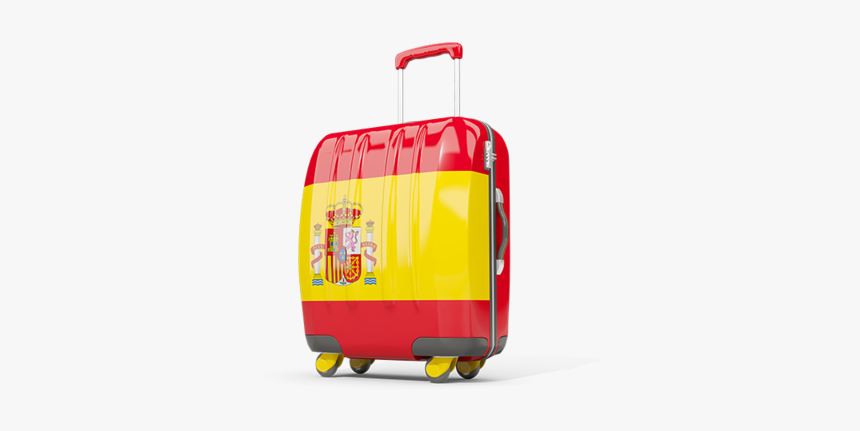 Suitcase With Flag - Moroccan Flag Suitcase, HD Png Download