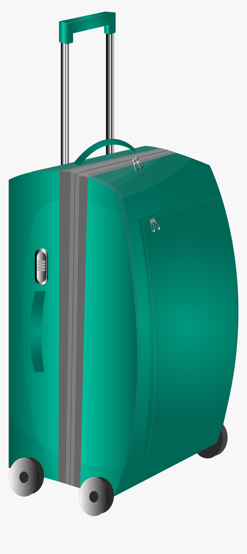 Travel Suitcase Vector Images - Trolley Bag Png File, Transparent Png