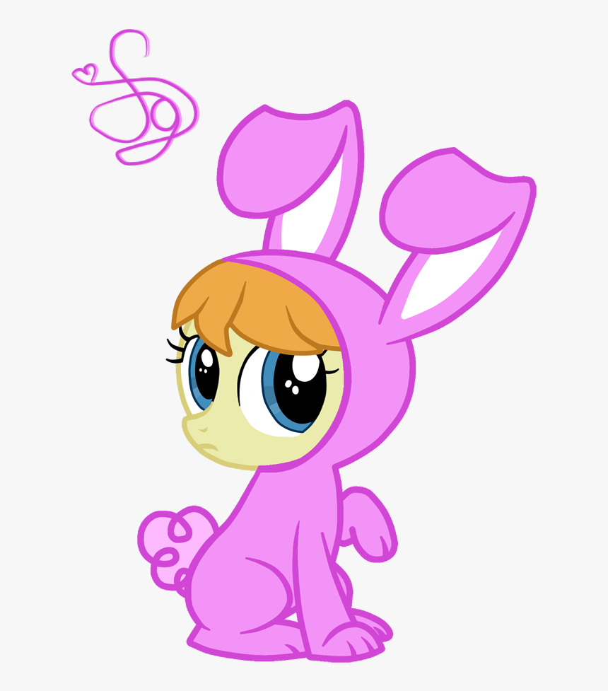 Cute Poppy Troll Holding Pumpkin Clipart - My Little Pony Bunny, HD Png Download
