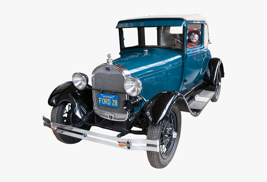 Model T, Ford, Old, Car, Classic, Cut Out, Antique - Ford Model A Png, Transparent Png
