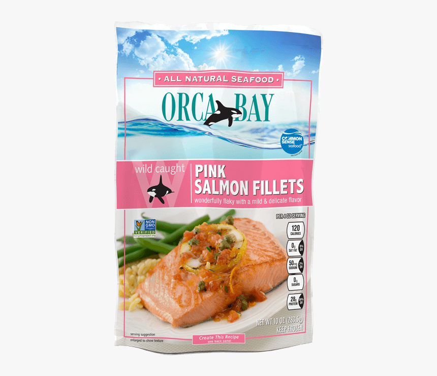 Pink Salmon - Orca Bay Alaskan Cod Fillet, HD Png Download
