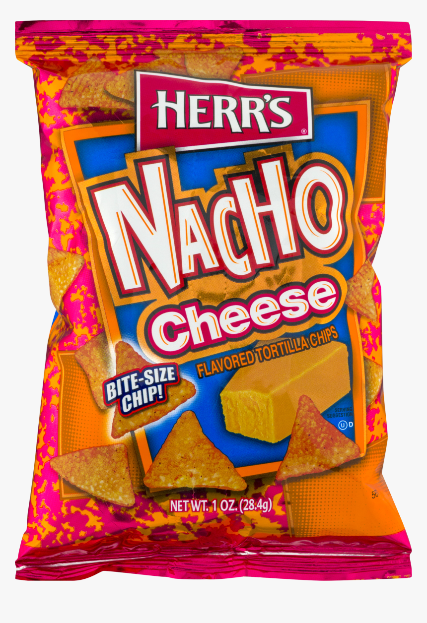 Transparent Dorito Bag Png - Herr's Nacho Cheese Tortilla Chips, Png Download