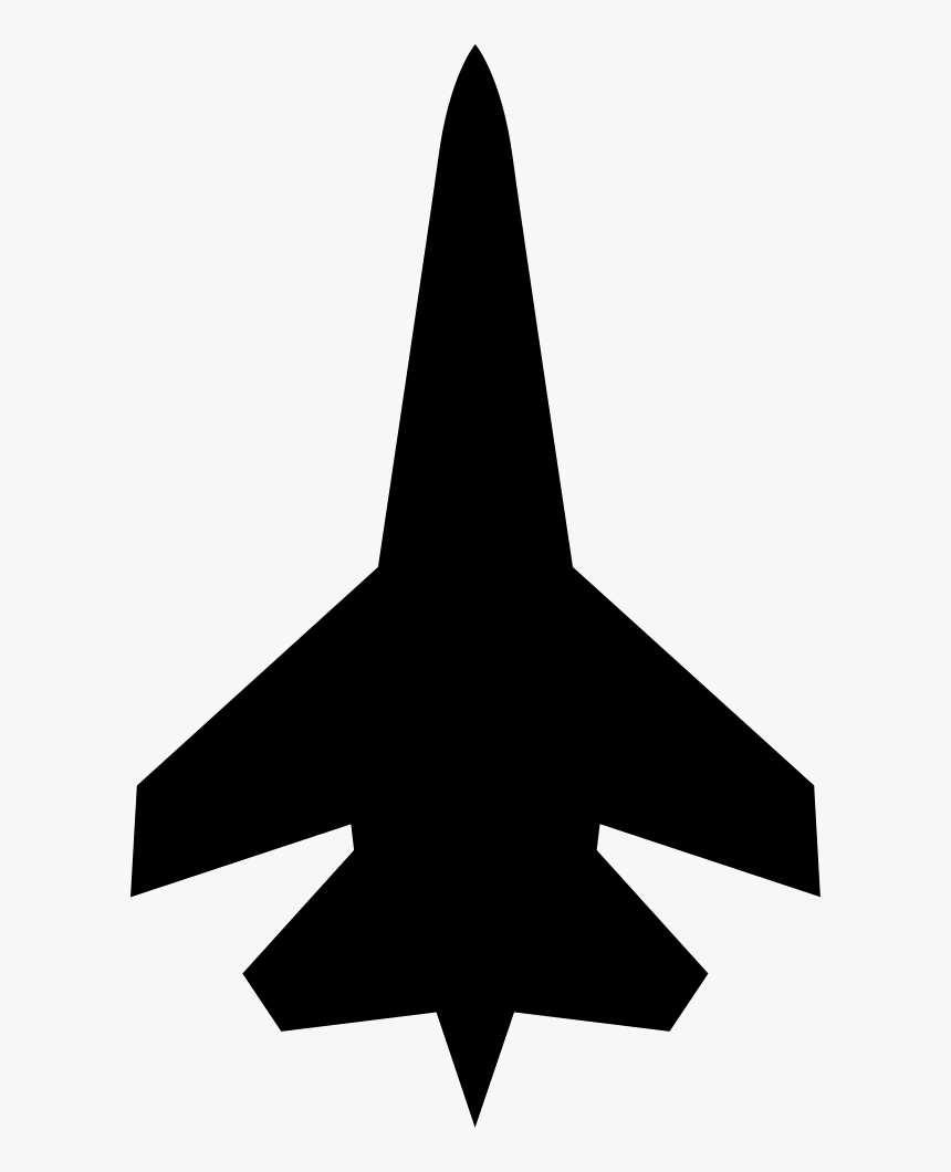 Jet Plane Silhouette, HD Png Download
